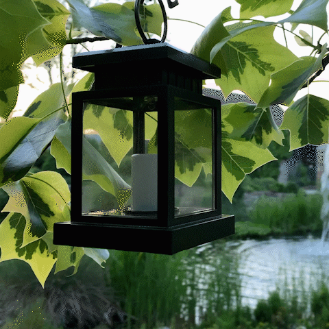 LANTERNA lámpara solar hermosa luz de jardín